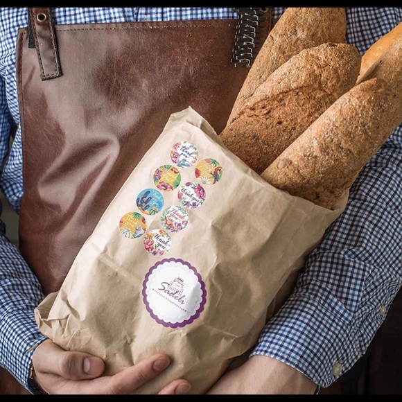 500 animals cactus thank you stickers watercolor - Picture 5 of 16